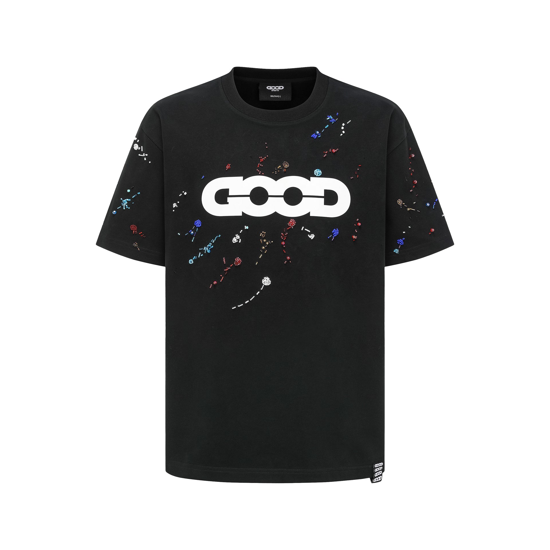 GOODBRAND Rainbow Candy Beads Logo T-Shirt