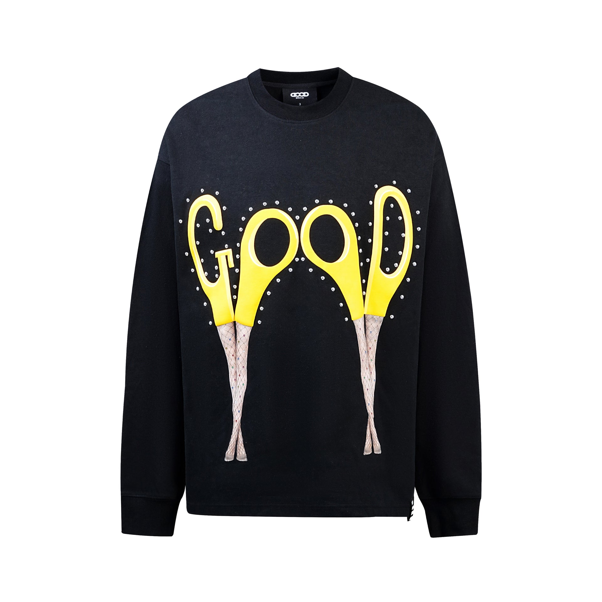 GOODBRAND 2024F/W Charming Scissors Legs Long Sleeve