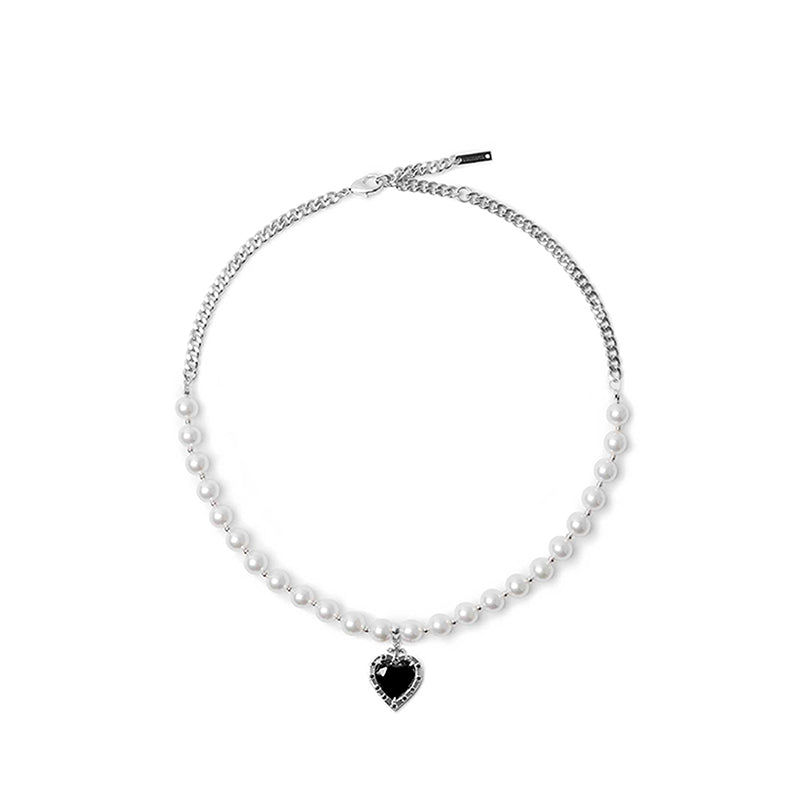 Mouhooland Obsidian Pearl Necklace