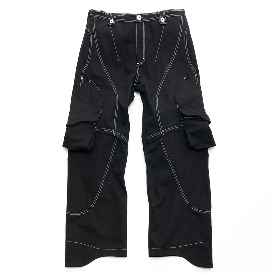Epide Prefab Lotus Flared Cargo Pants