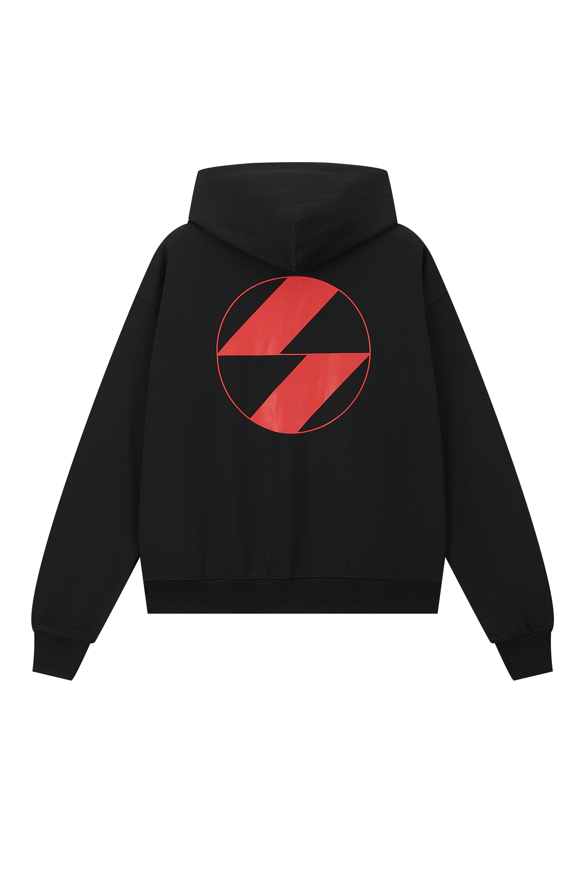 The Salvages Large Red Logo Zip Hoodie