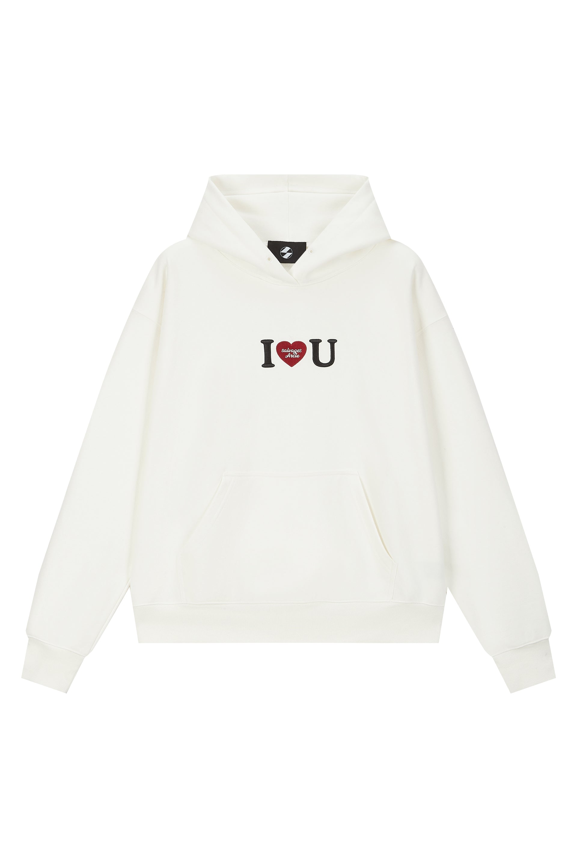 The Salvages Love Heart Embroidered Hoodie