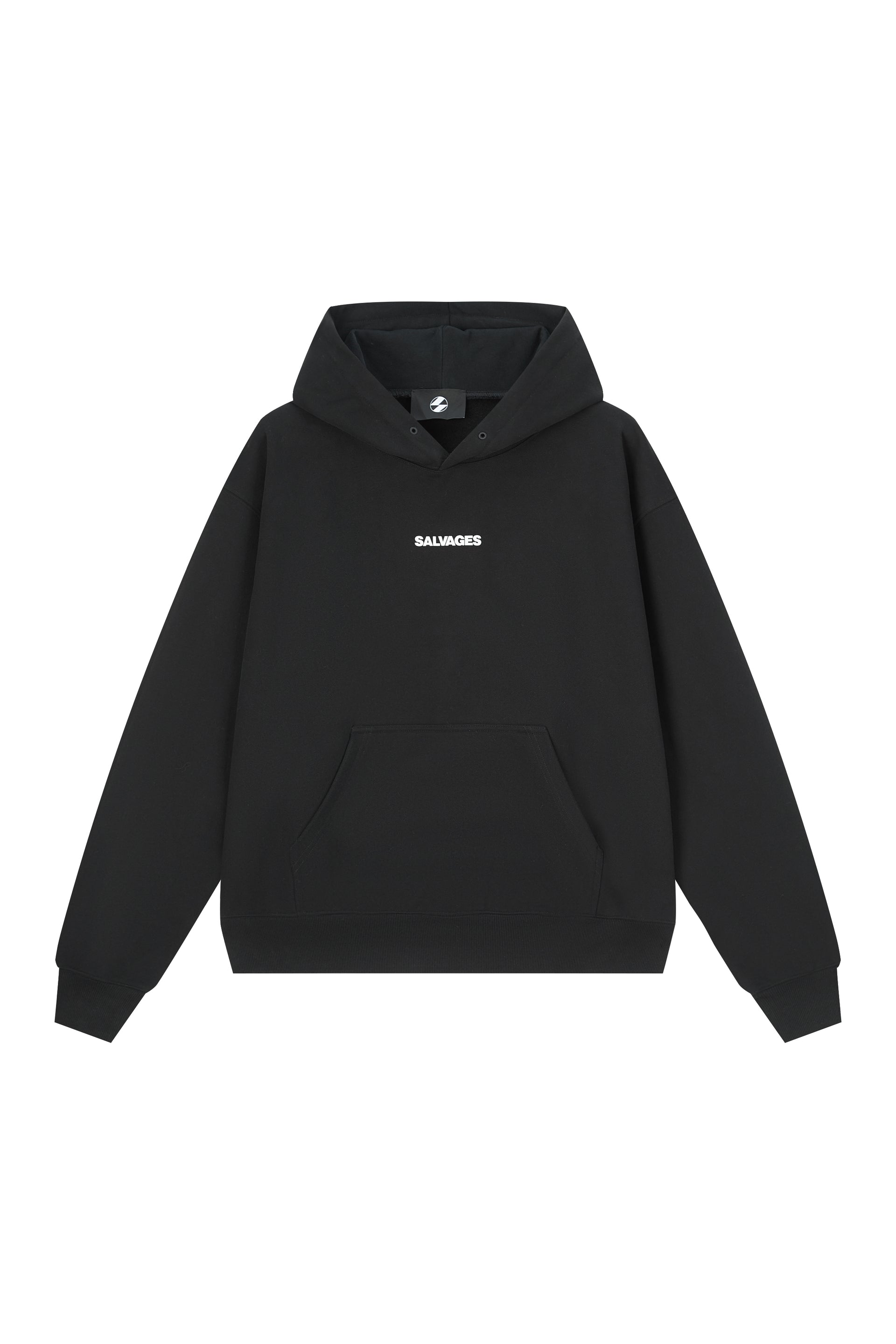 The Salvages Small Leather Patch Letter Hoodie