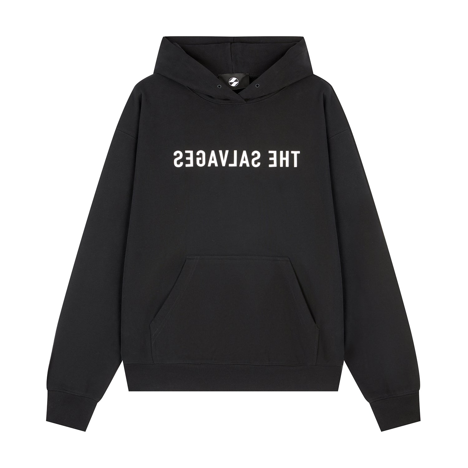 The Salvages Mirrored Reversed Logo Hoodie