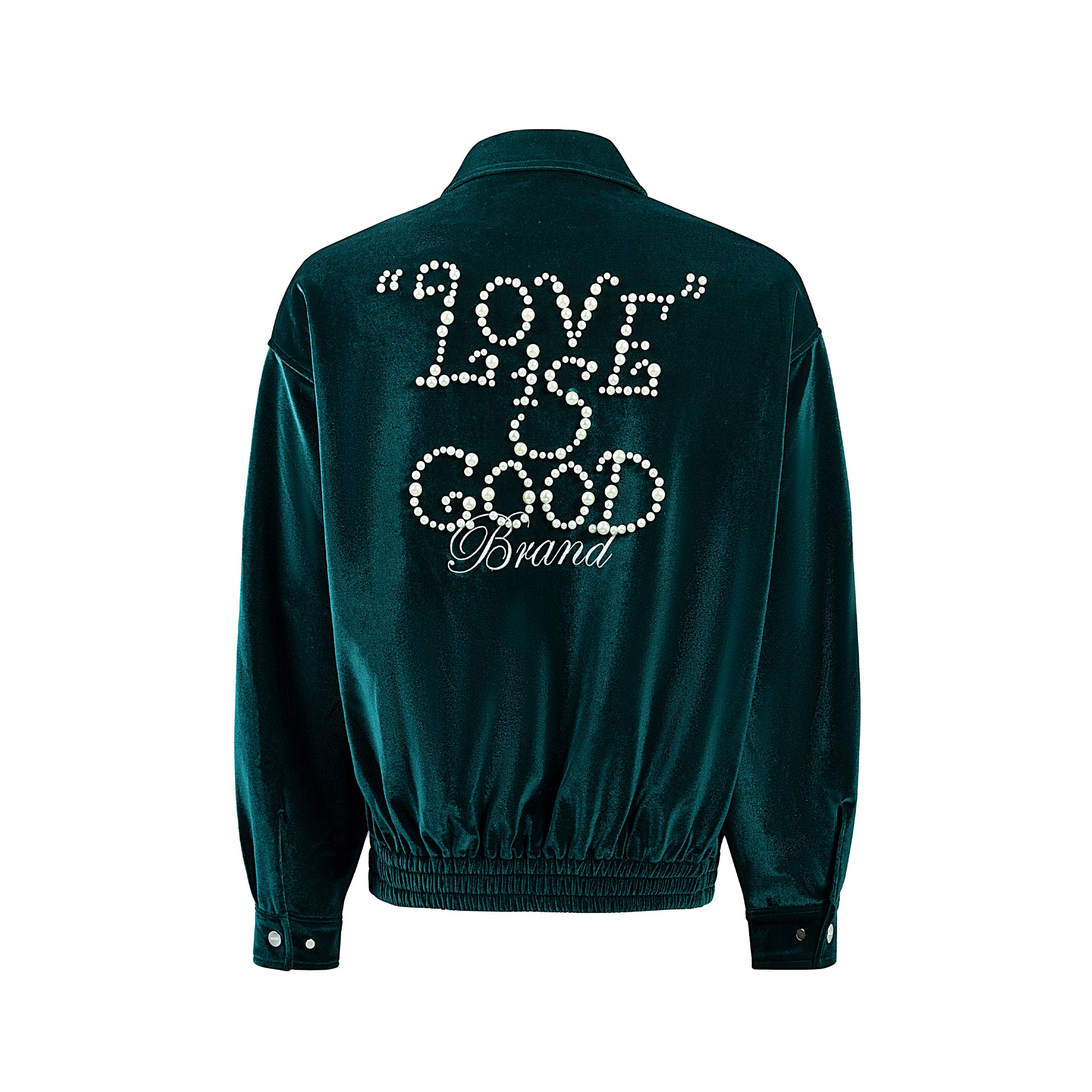 GOODBRAND 2024F/W LOVE IS GOOD Pearl Velvet Jacket