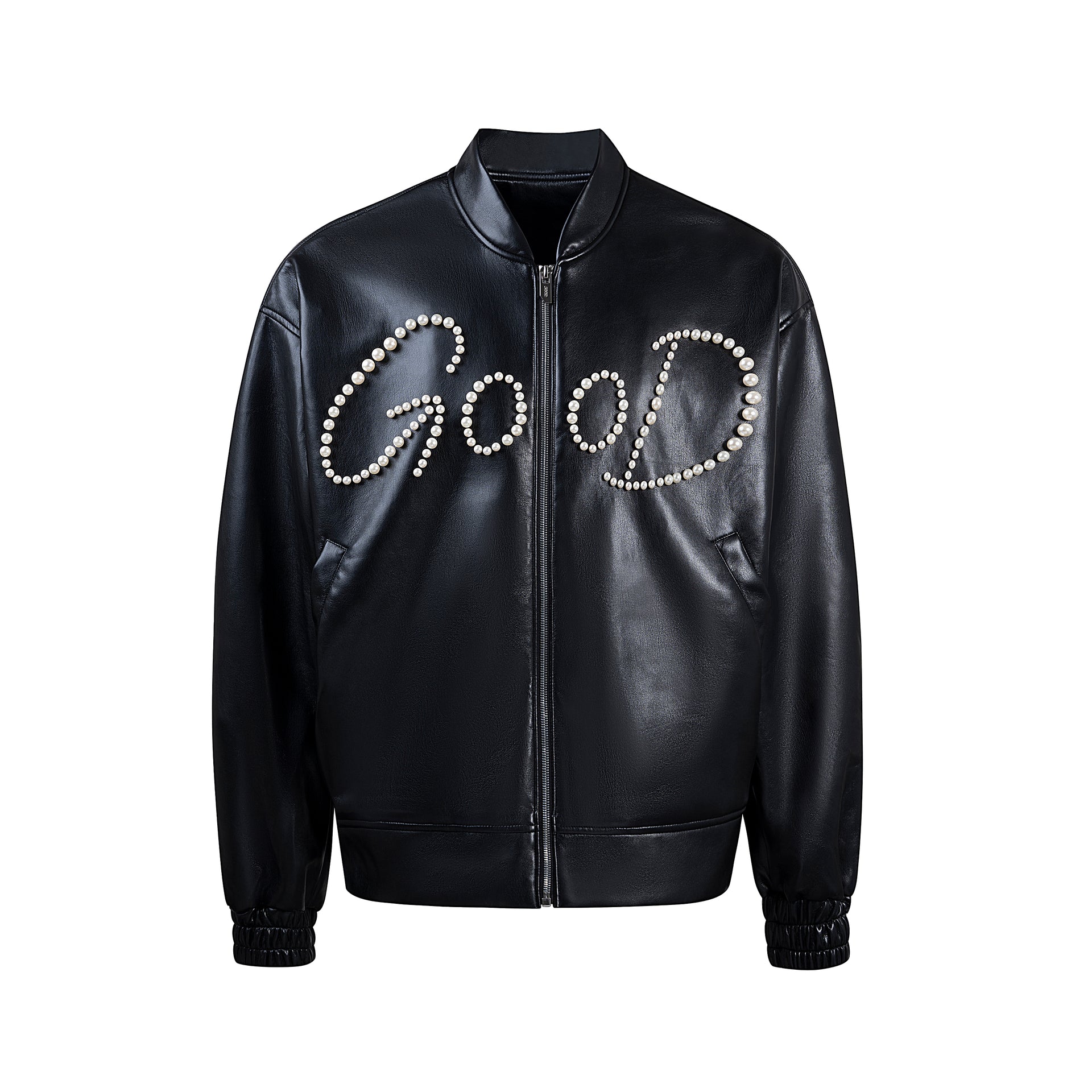 GOODBRAND 2024F/W GOOD Pearl Leather Jacket