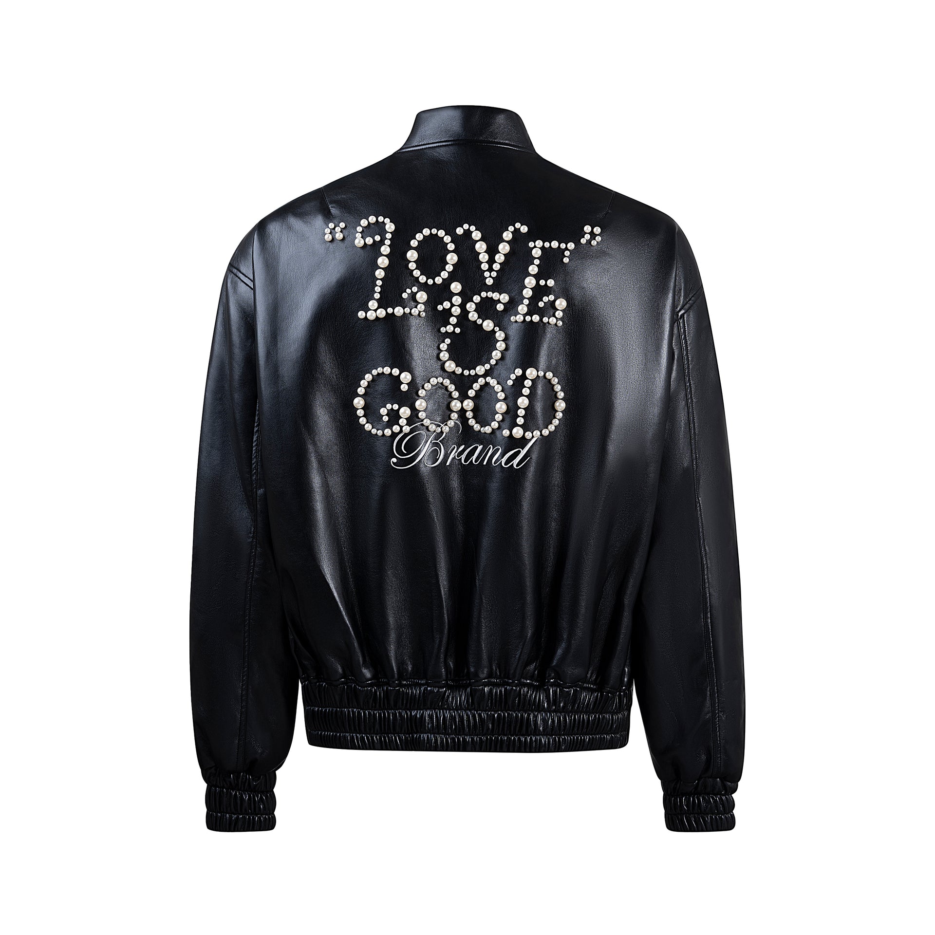 GOODBRAND 2024F/W GOOD Pearl Leather Jacket