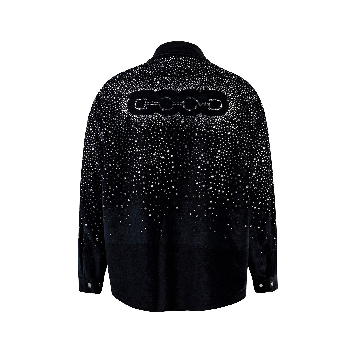 GOODBRAND 2024F/W Falling Silver Starry Night Long Sleeve Tee