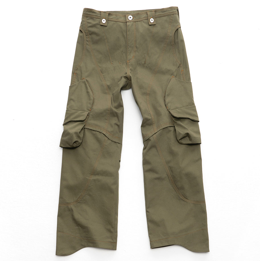 Epide Prefab Lotus Flared Cargo Pants
