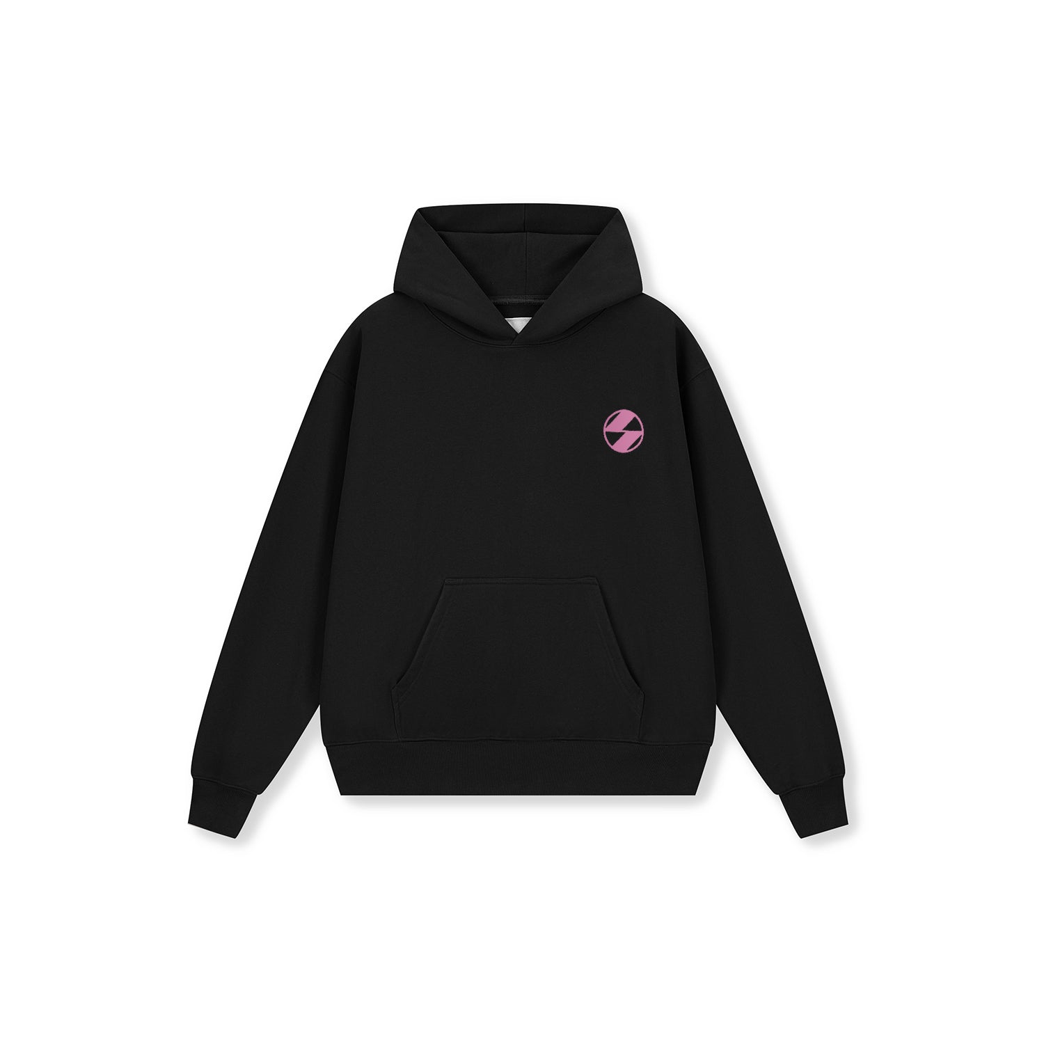 Salvages 핑크 로고 프린트 후드 티셔츠