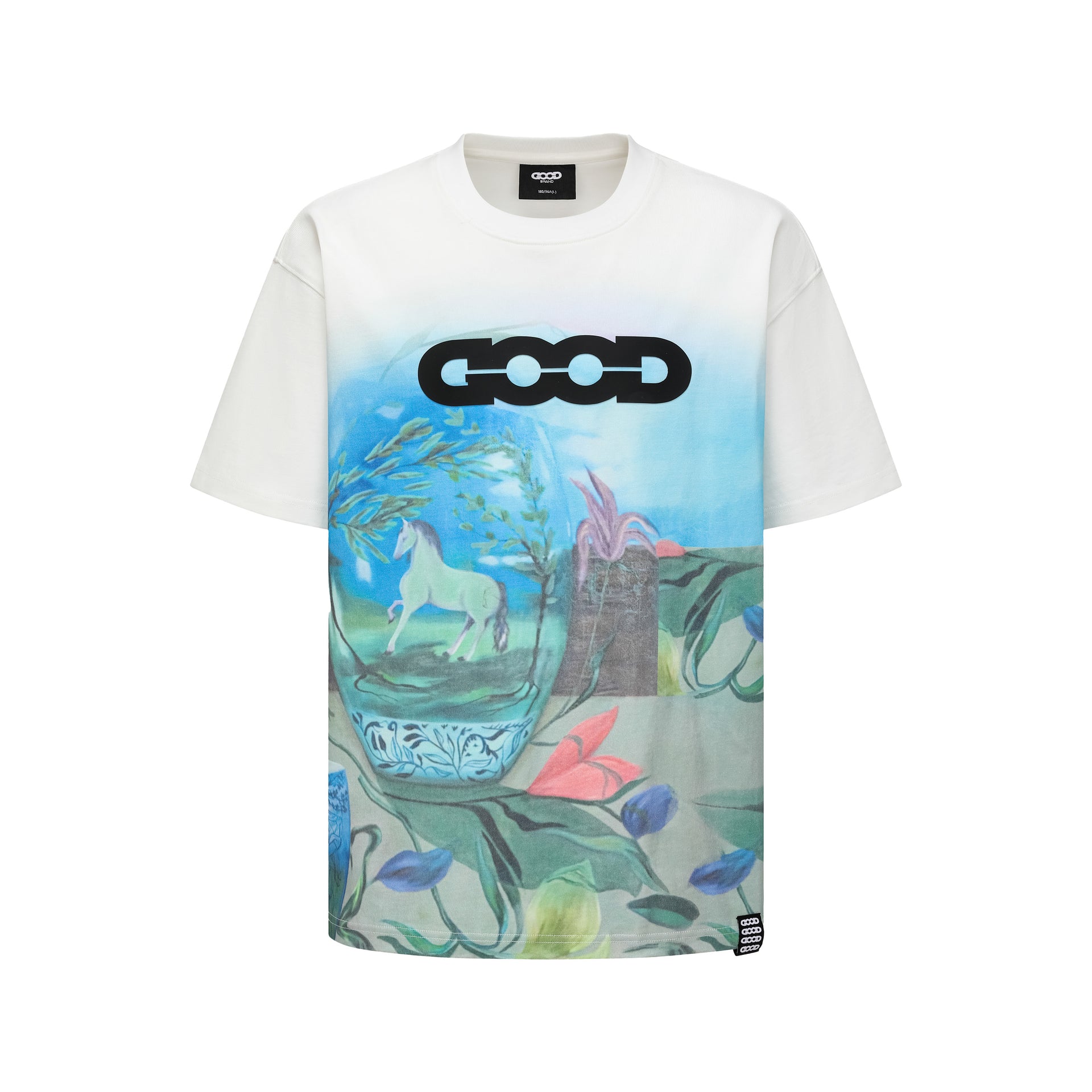 GOODBRAND Holiday Garden Illustration Logo Tee