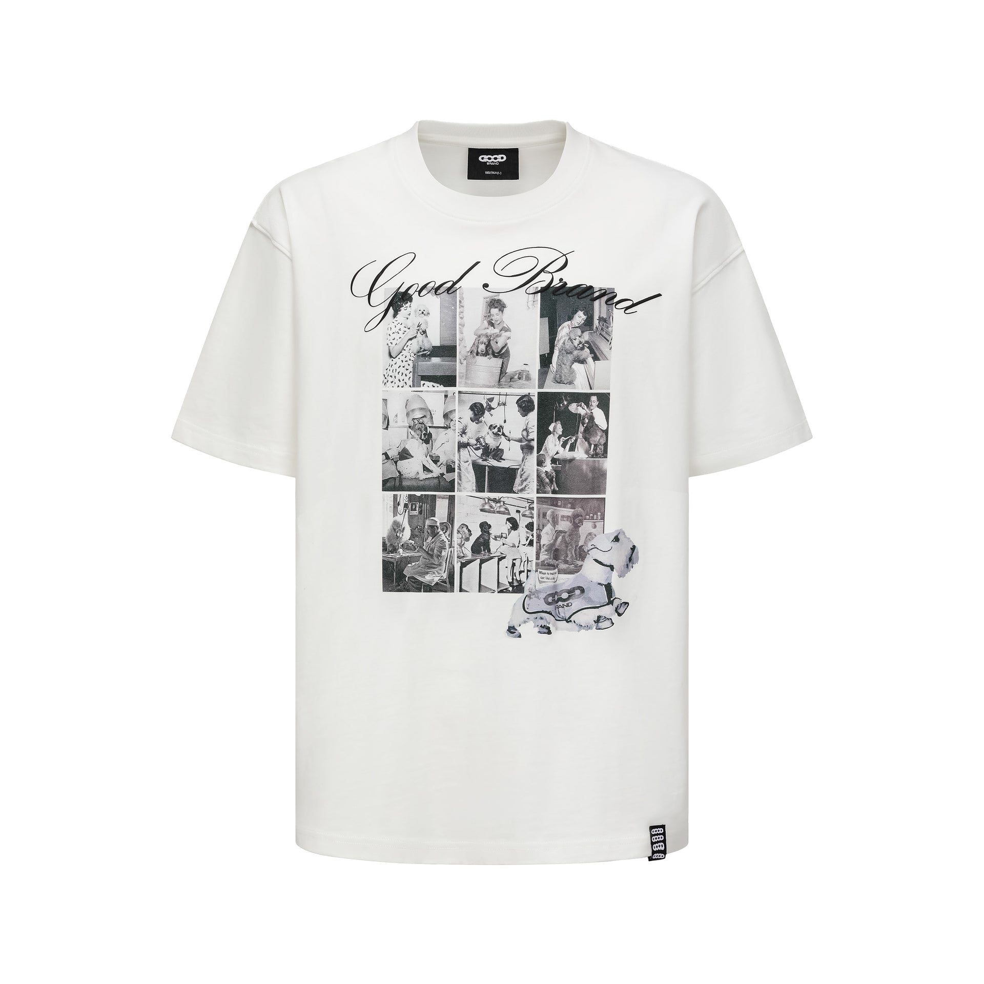 GOODBRAND Vintage Portrait Foam Print Tee