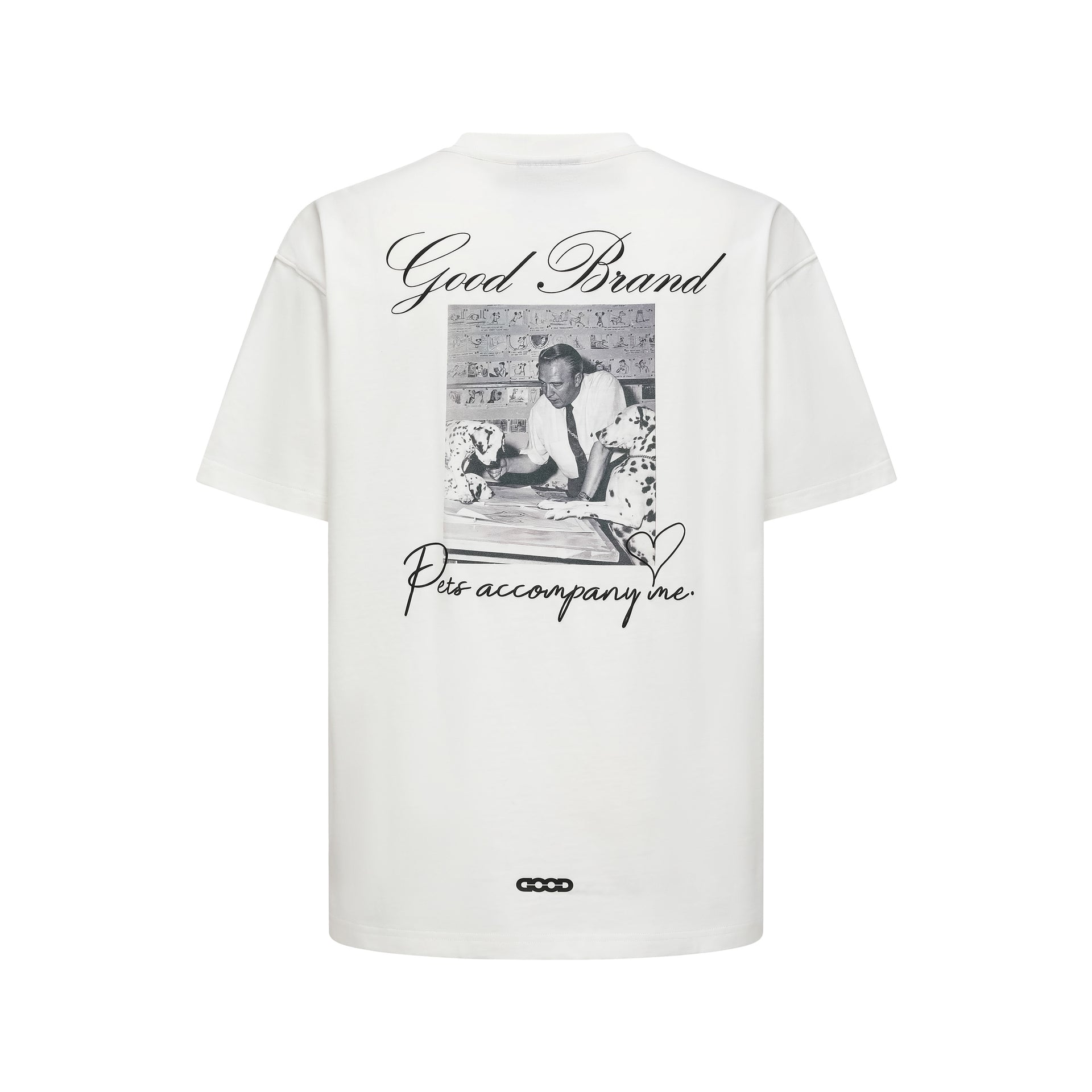 GOODBRAND Vintage Portrait Foam Print Tee