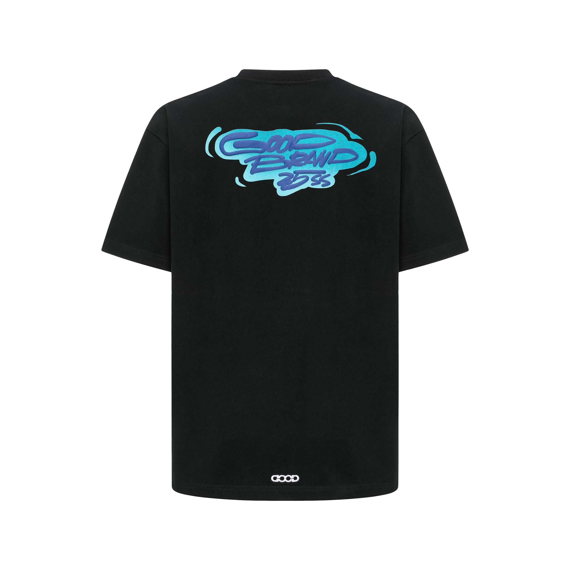 GOODBRAND Blue Skeleton Foam Print Tee