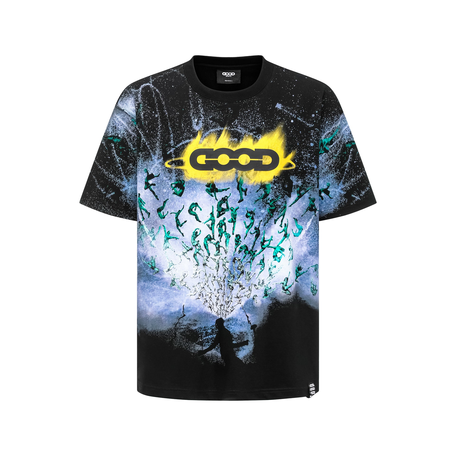 GOODBRAND Starry Sky Cracked All-Over Print Logo Tee