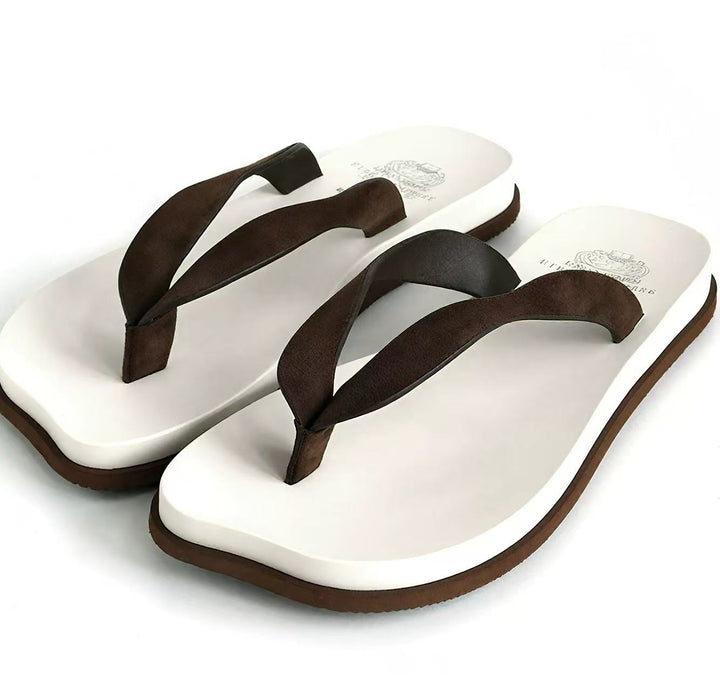 Epide Prefab Sheepskin Flip Flop Slippers