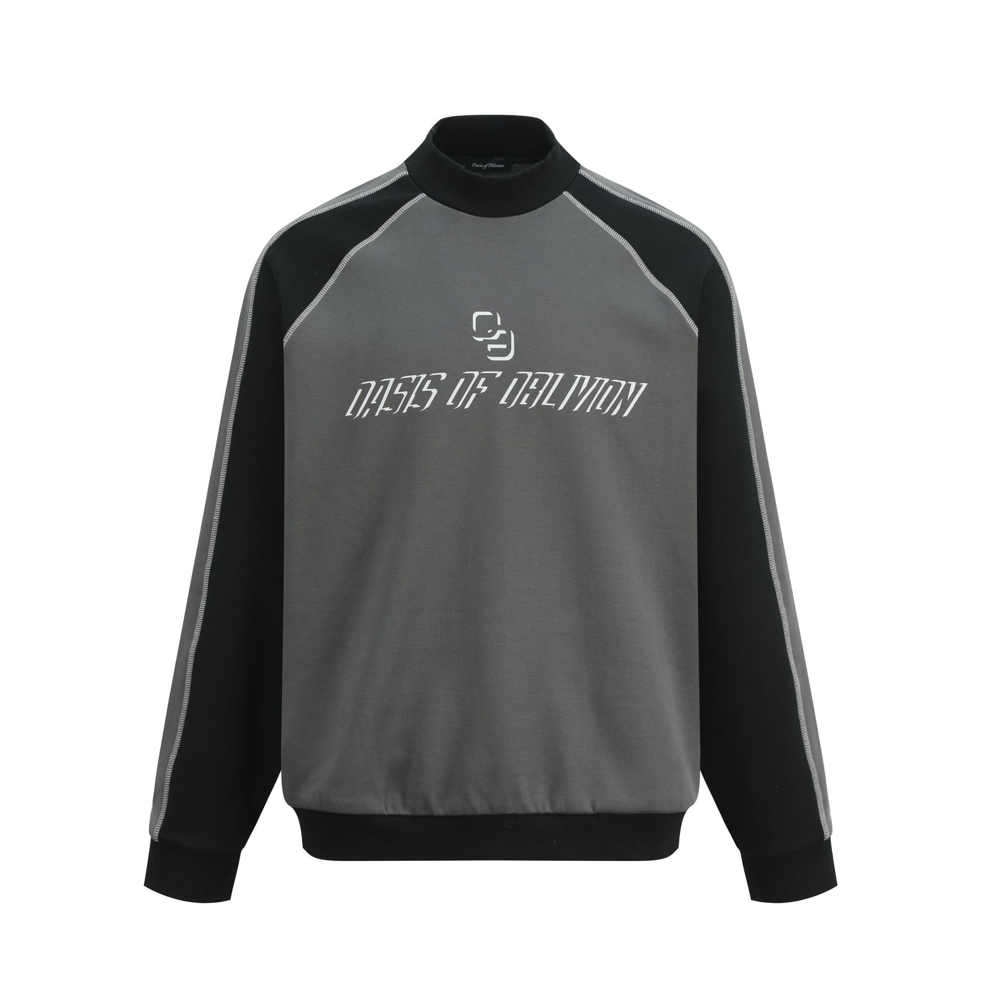 OaOO 'CAMPUS' Color Block Crewneck Sweatshirt