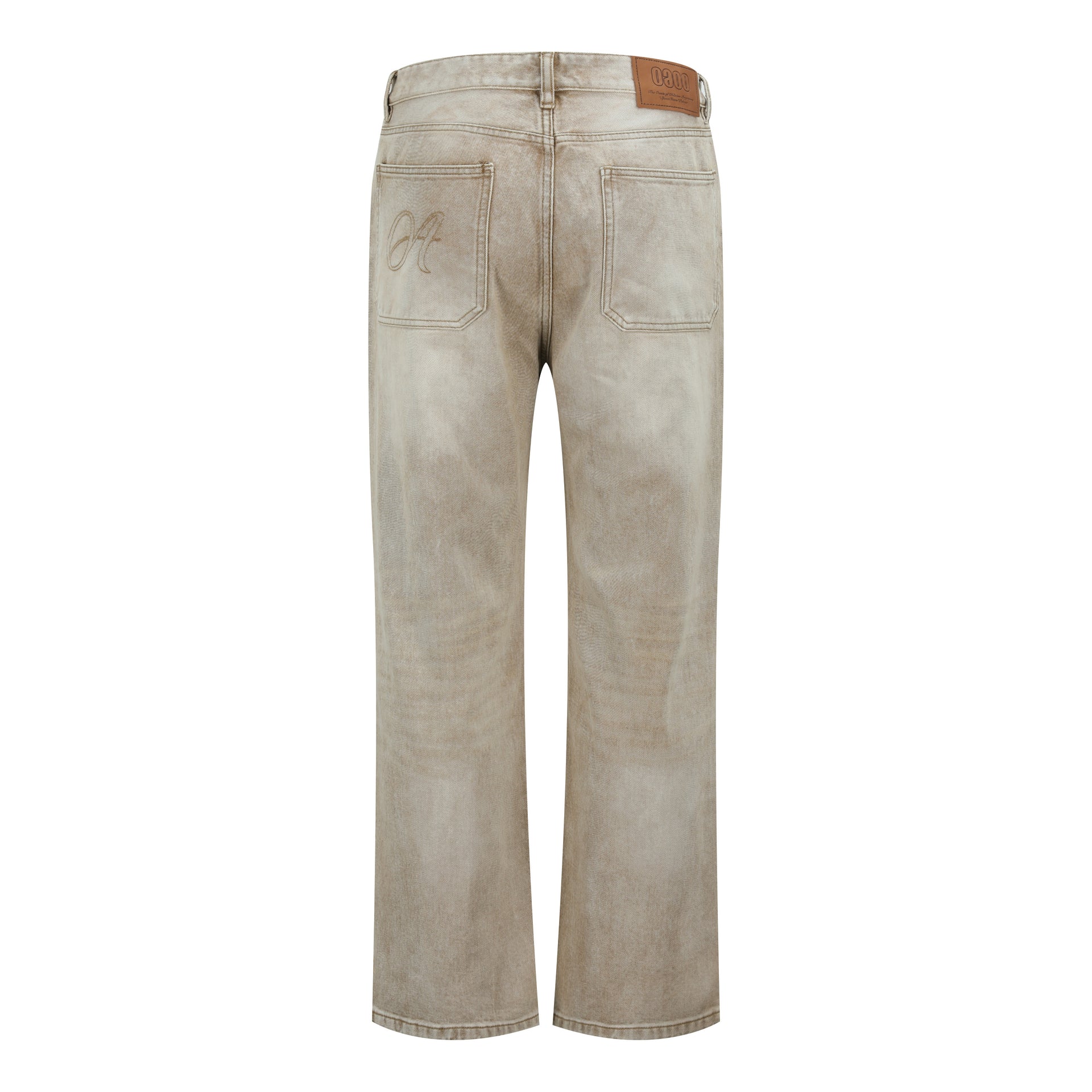 OaOO 'SANDBAR' Vintage Washed Wide-fit Jeans