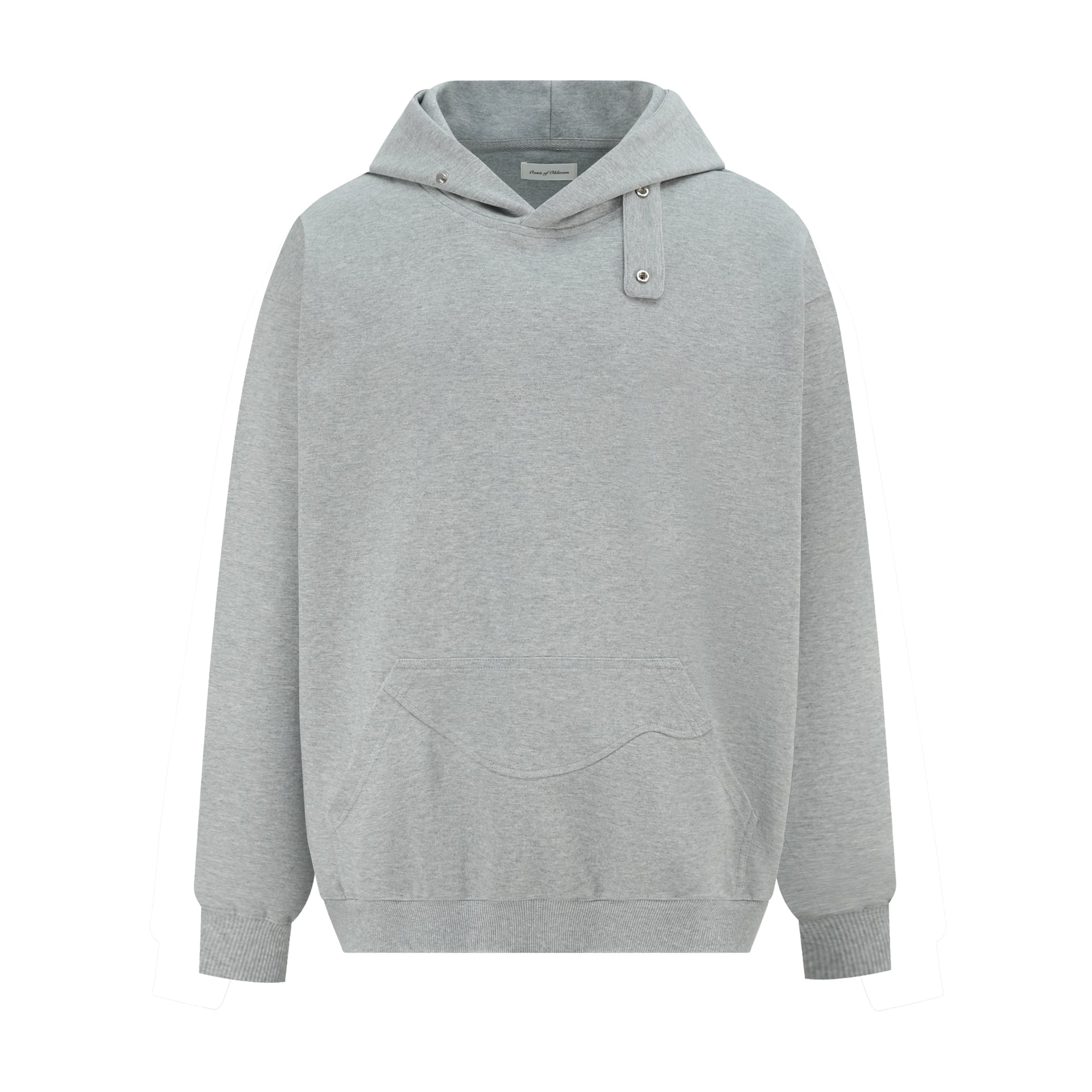 OaOO 'CLASSIC' Button-up Loose Fit Hooded Sweatshirt