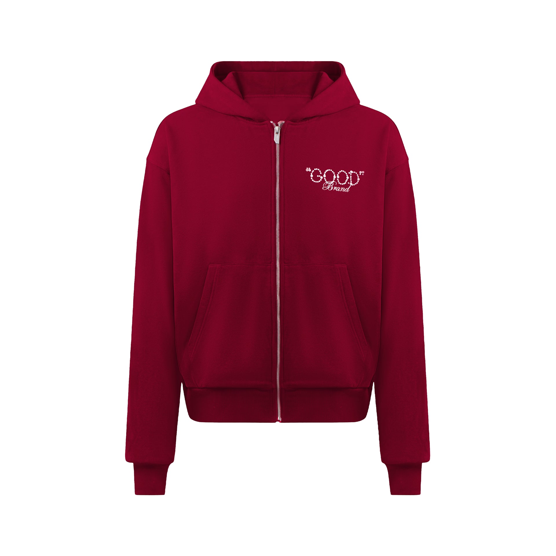 GOODBRAND 2024F/W LOVE IS GOOD Pearl Cardigan Hooded Sweatshirt