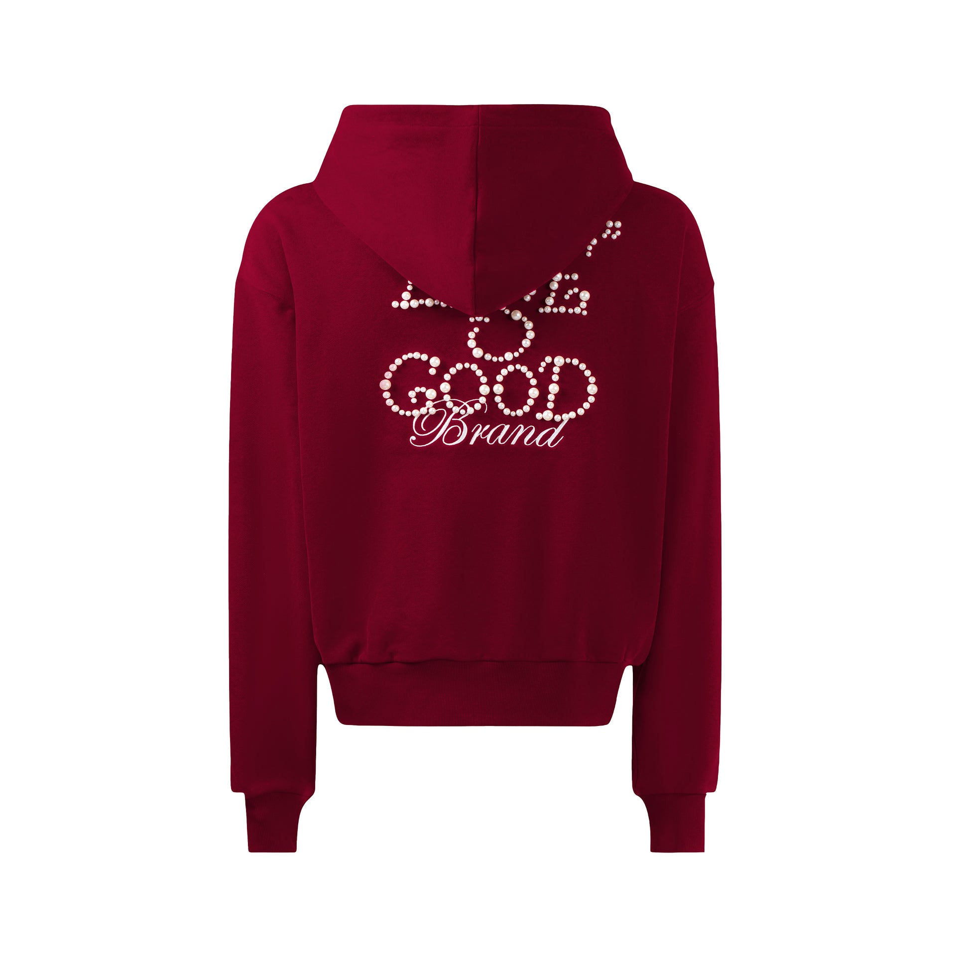 GOODBRAND 2024F/W LOVE IS GOOD Pearl Cardigan Hooded Sweatshirt