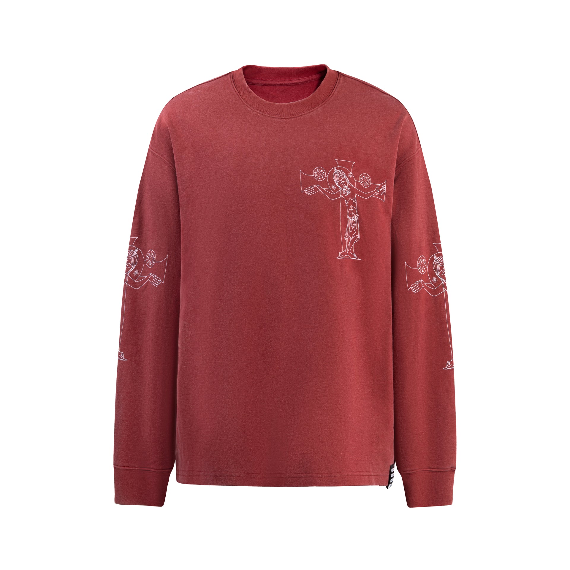 GOODBRAND 2024F/W Jesus Cross Long Sleeve