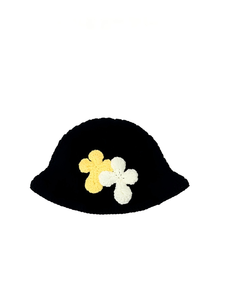 Not Boring Yarn Embroidery Patch Bucket Hat