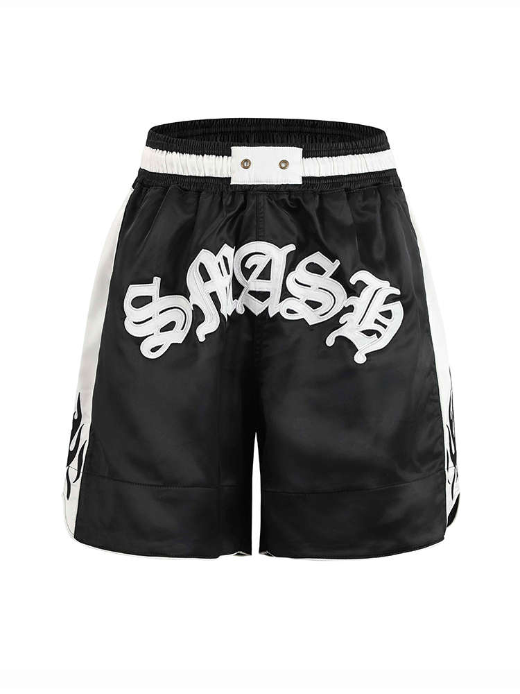 SMASHING Gothic Logo Embroidered Boxing Shorts