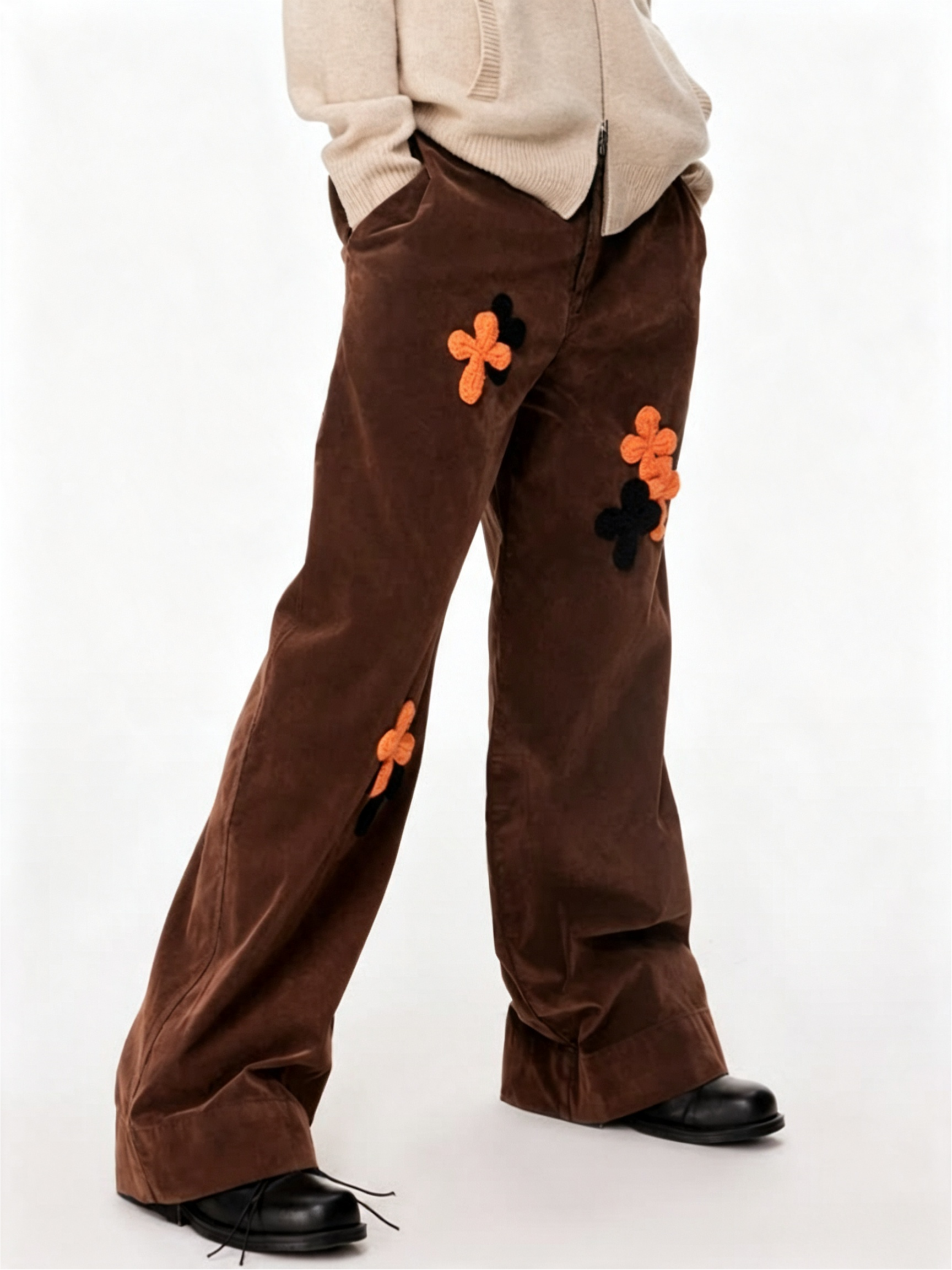 Not Boring Yarn Embroidered Vintage Jeans