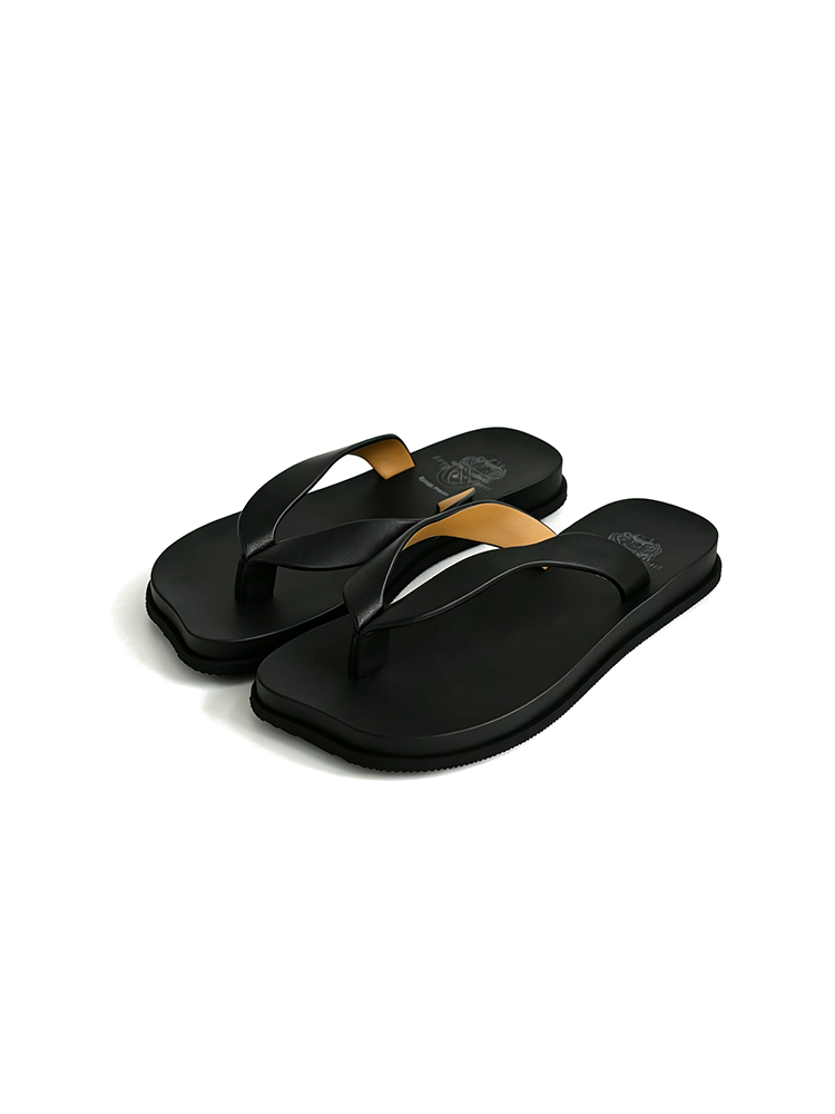 Epide Prefab Sheepskin Flip Flop Slippers