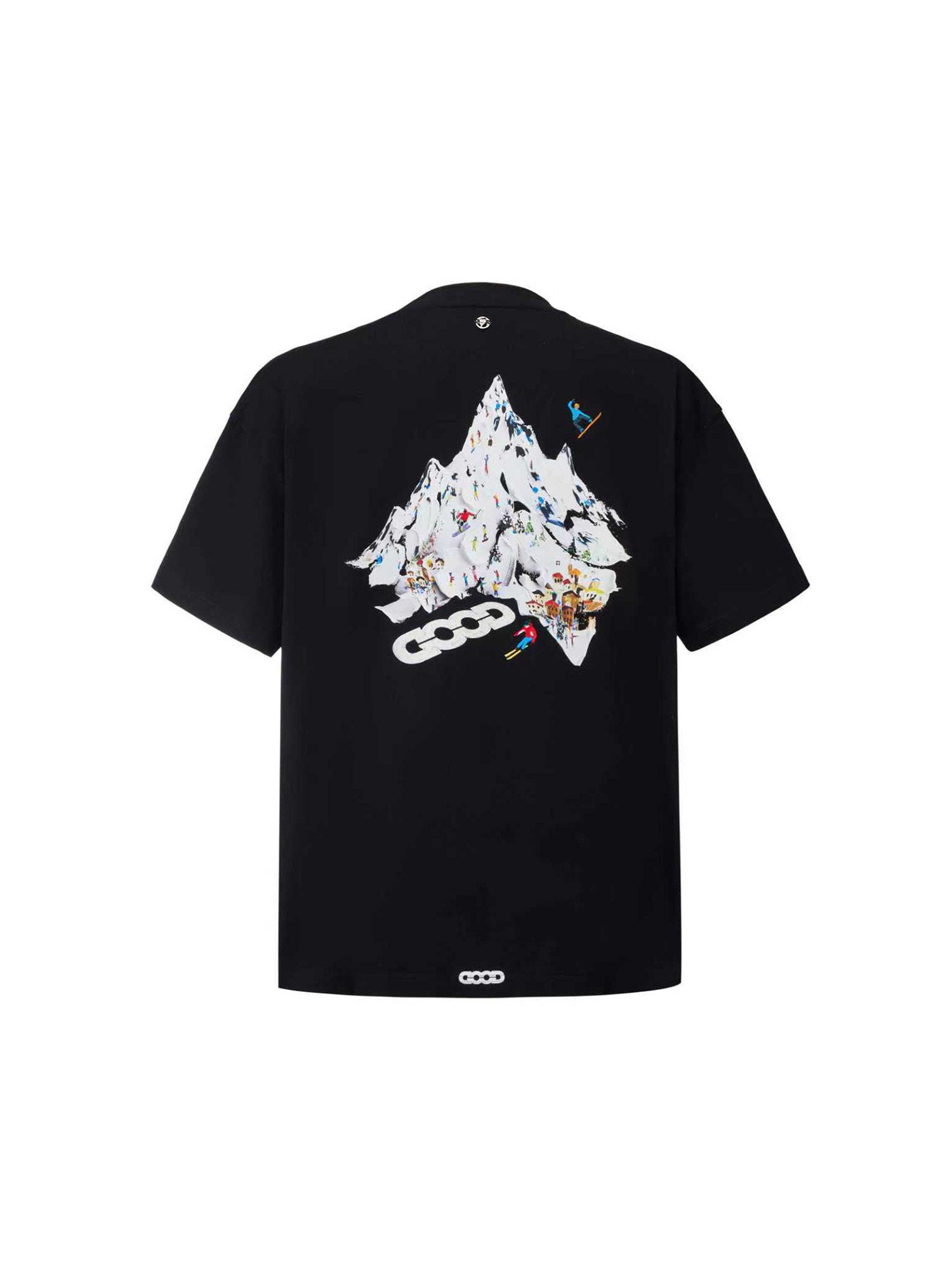 GOODBRAND26SS Ski Mountain Embroidered Unisex T-shirt