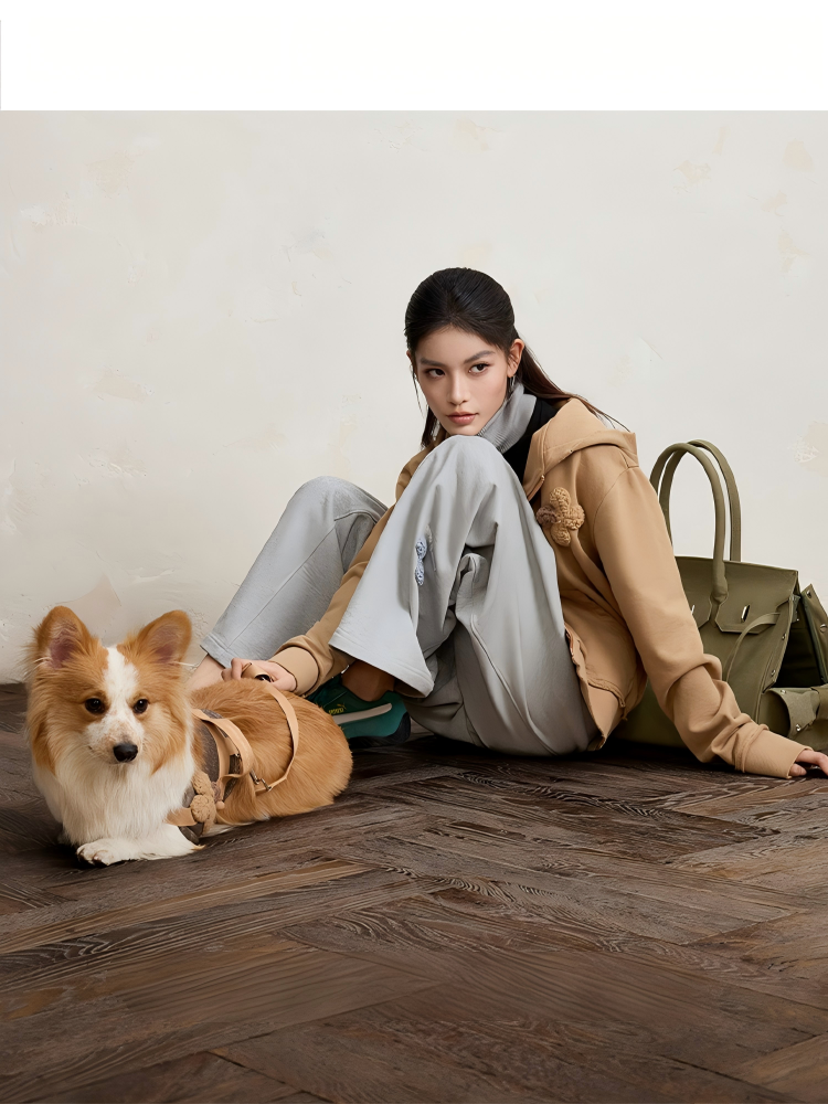 Not Boring Boreboi  Convertible Canvas Pet Handbag & Crossbody Bag