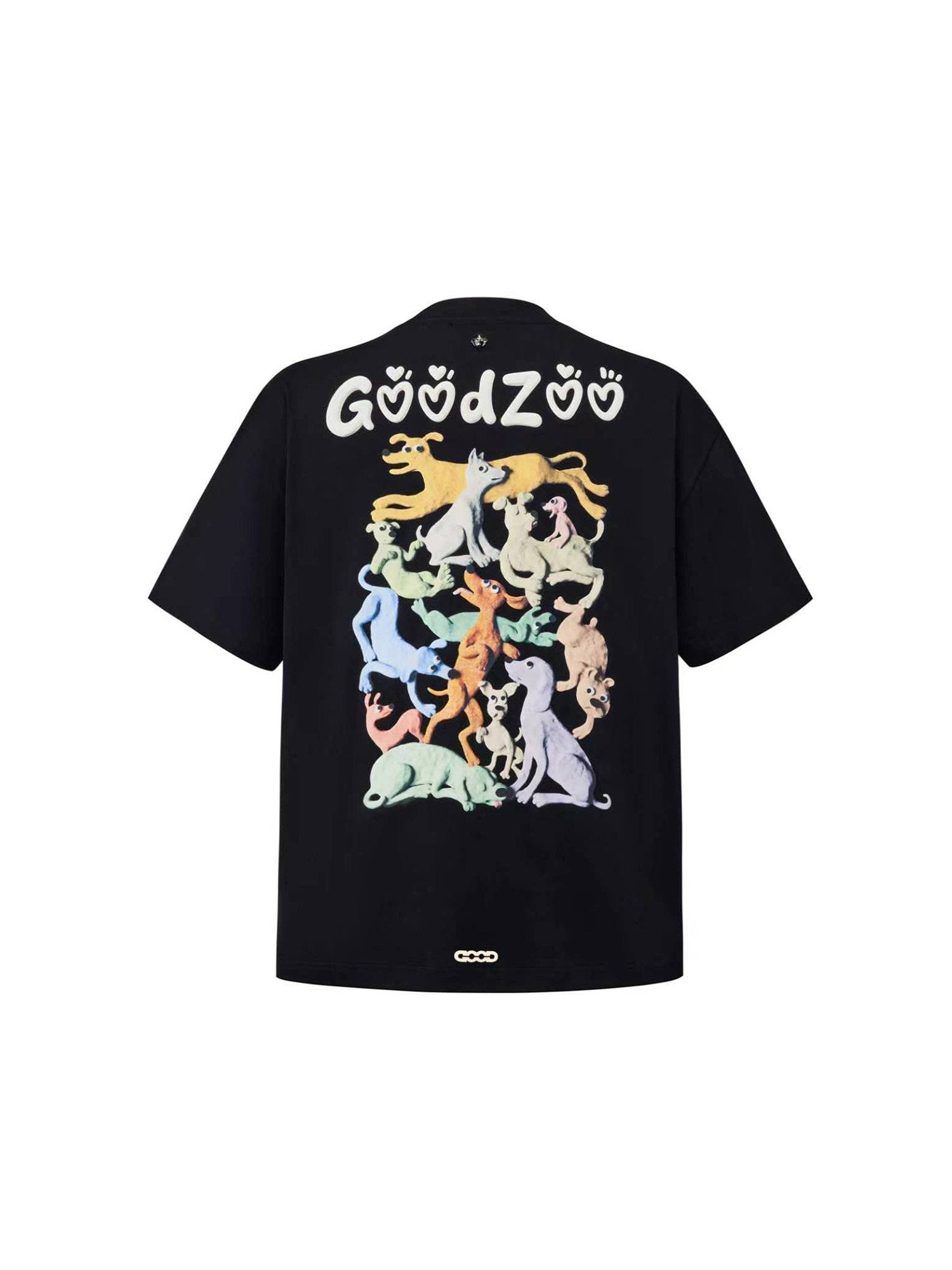 GOODBRAND 26SS Zoo Animal Puff Print T-shirt
