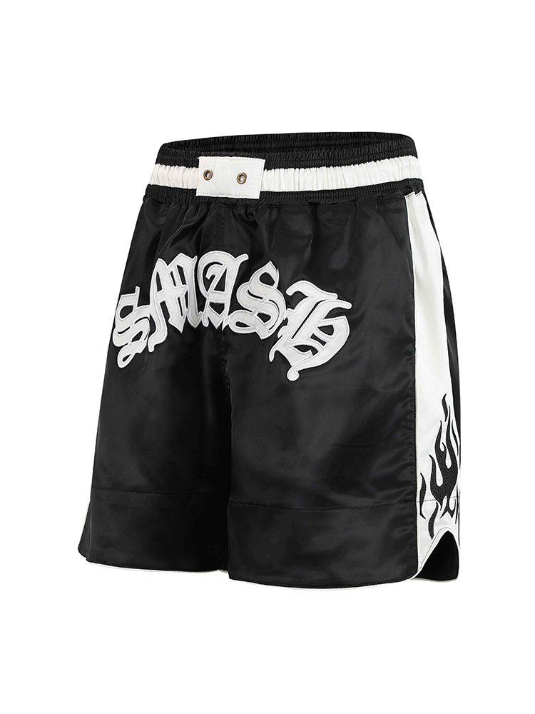SMASHING Gothic Logo Embroidered Boxing Shorts