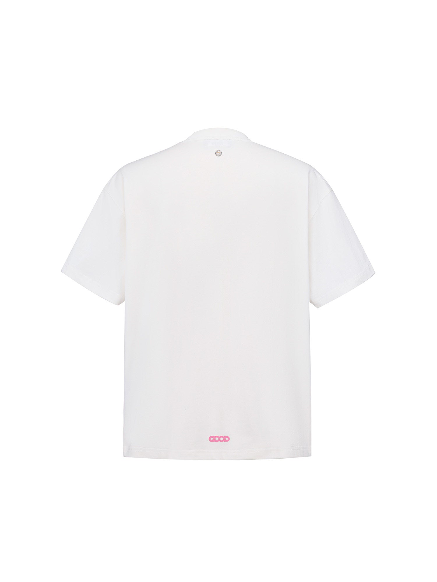 GOODBRAND 26SS 3D Floral Cord Embroidery Rhinestone T-shirt