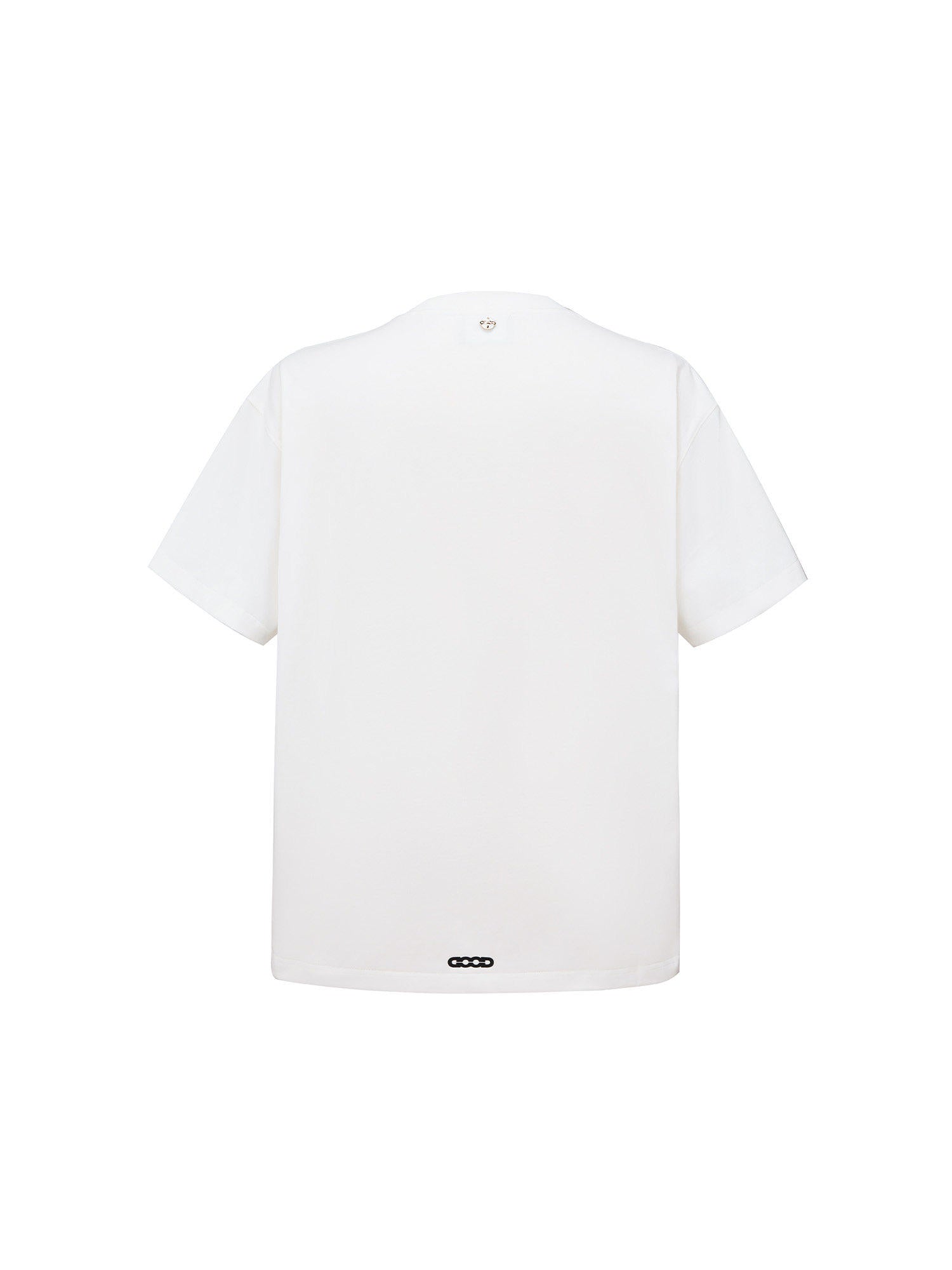 GOODBRAND 26SS Flocked Graphic T-Shirt