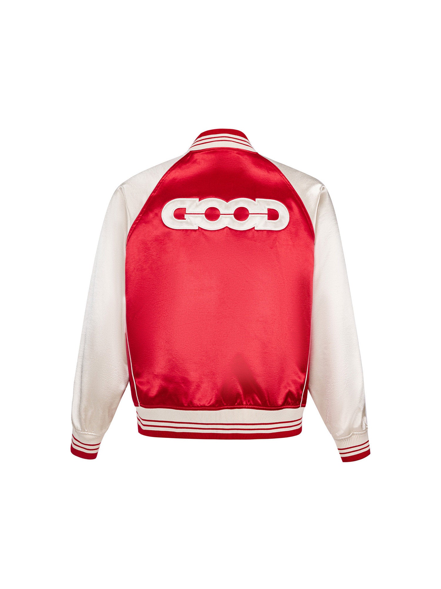 GOODBRAND 26SS Retro Satin Baseball Jacket