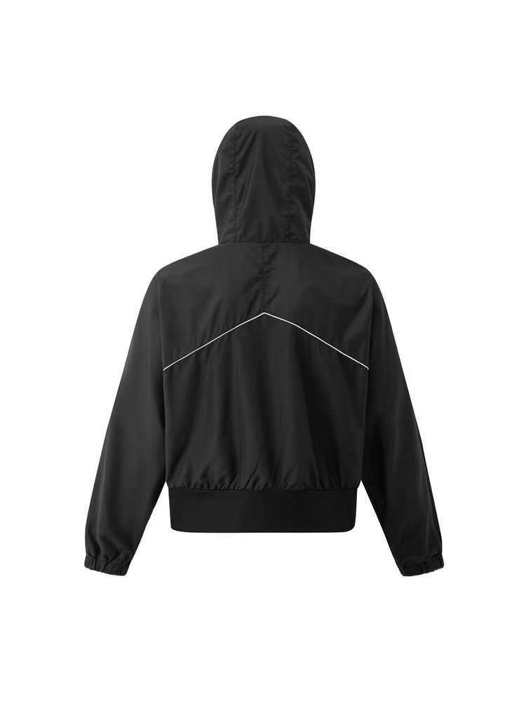 PANQ Logo Embroidered Full-Zip Casual Track Jacket