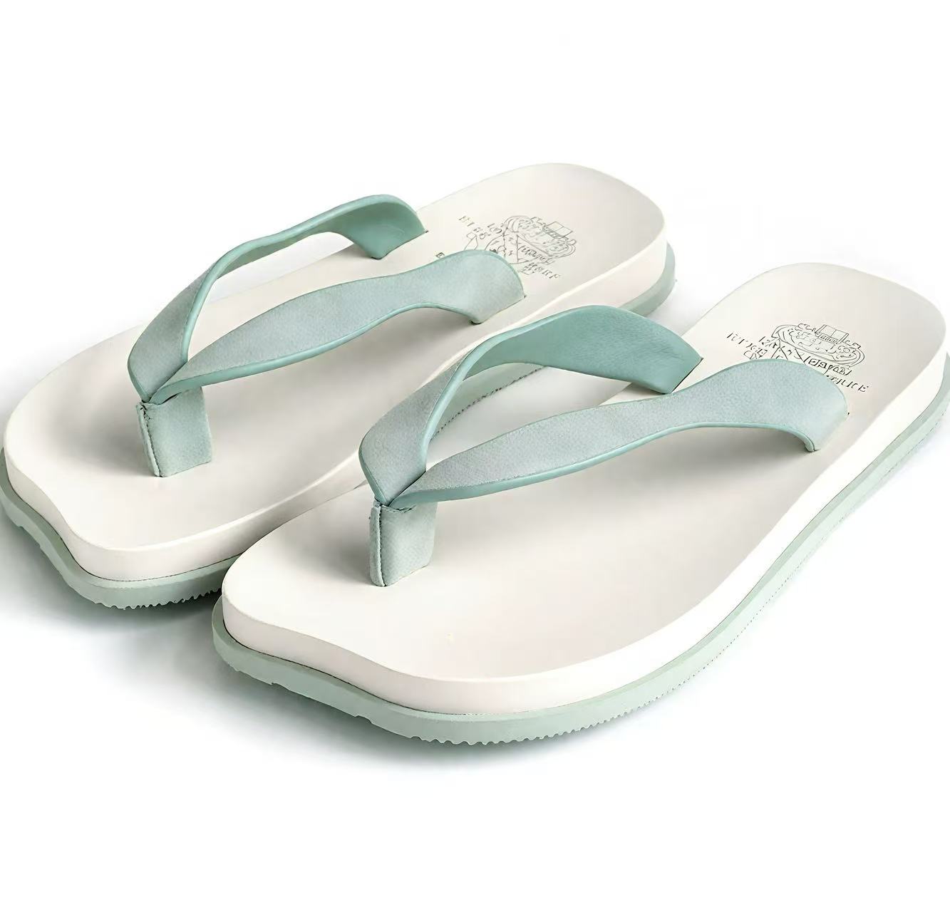 Epide Prefab Sheepskin Flip Flop Slippers
