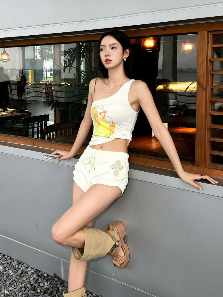 Not Boring drawstring shorts