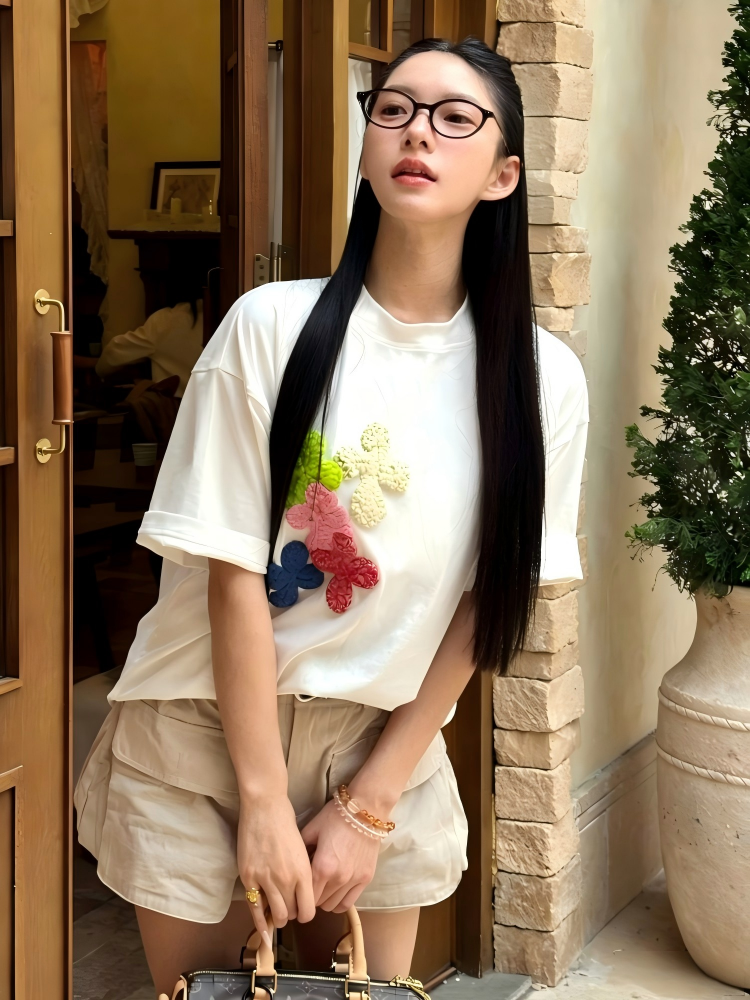 Not Boring Oversized Crewneck Tee