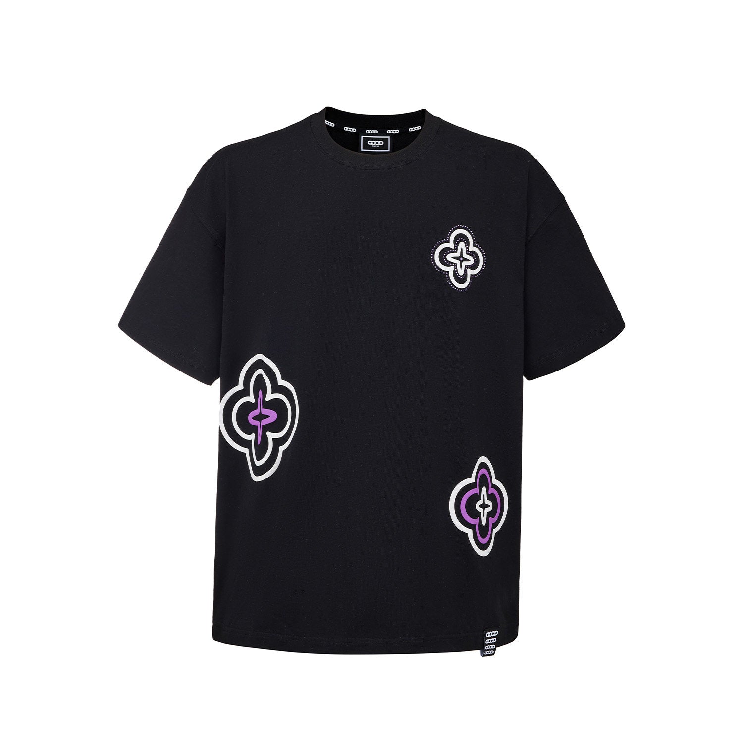 GOODBRAND 26SS Rhinestone Clover Puff Print T-shirt