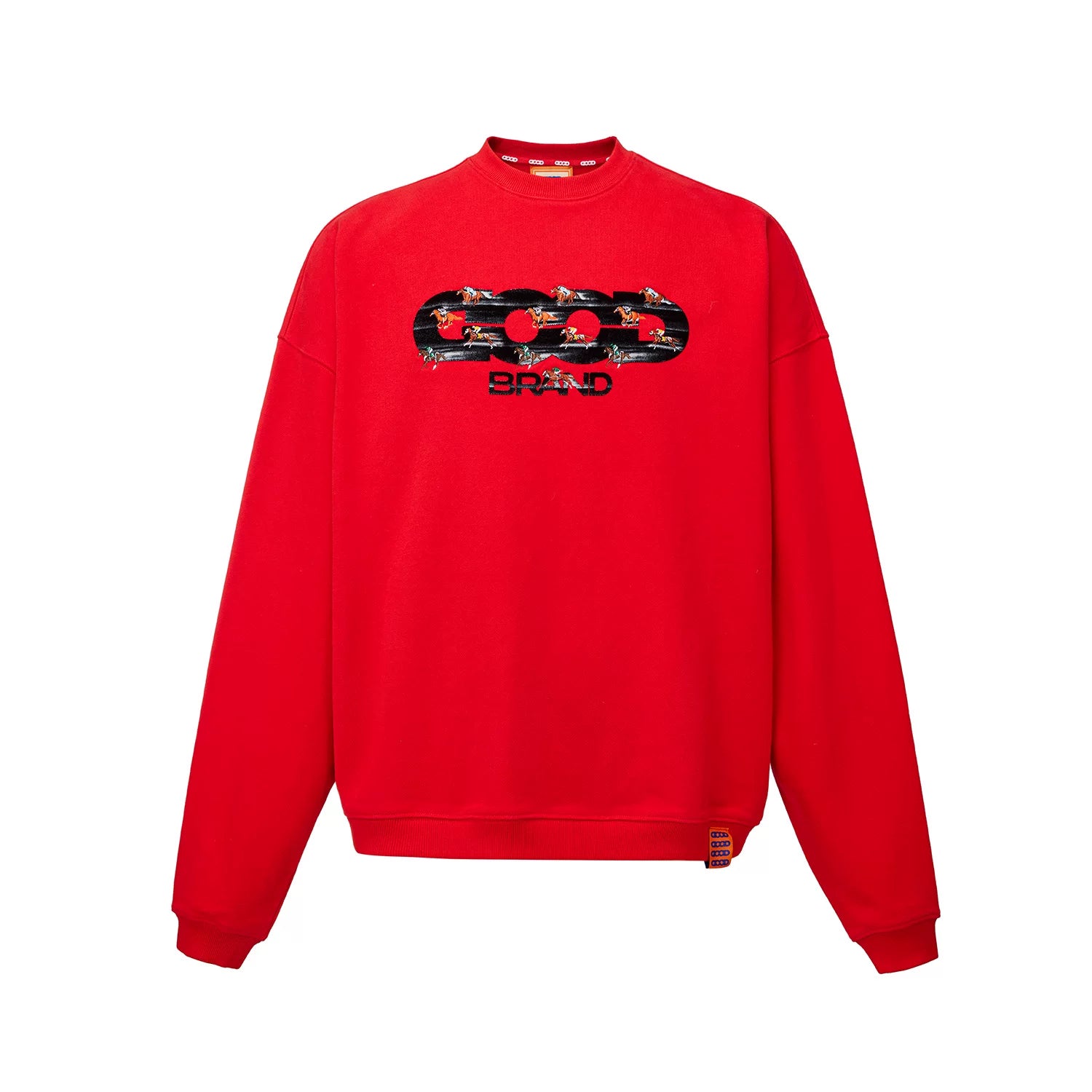 GOODBRAND 26SS Year of the Horse Flock Print Sweatshirt