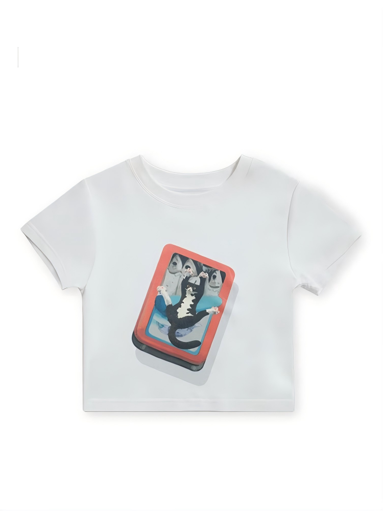 Not Boring Graphic crew neck T‑shirt