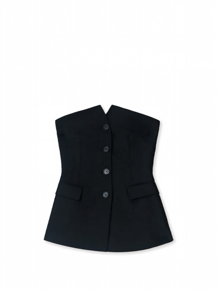 Not Boring Strapless Slim Fit Vest