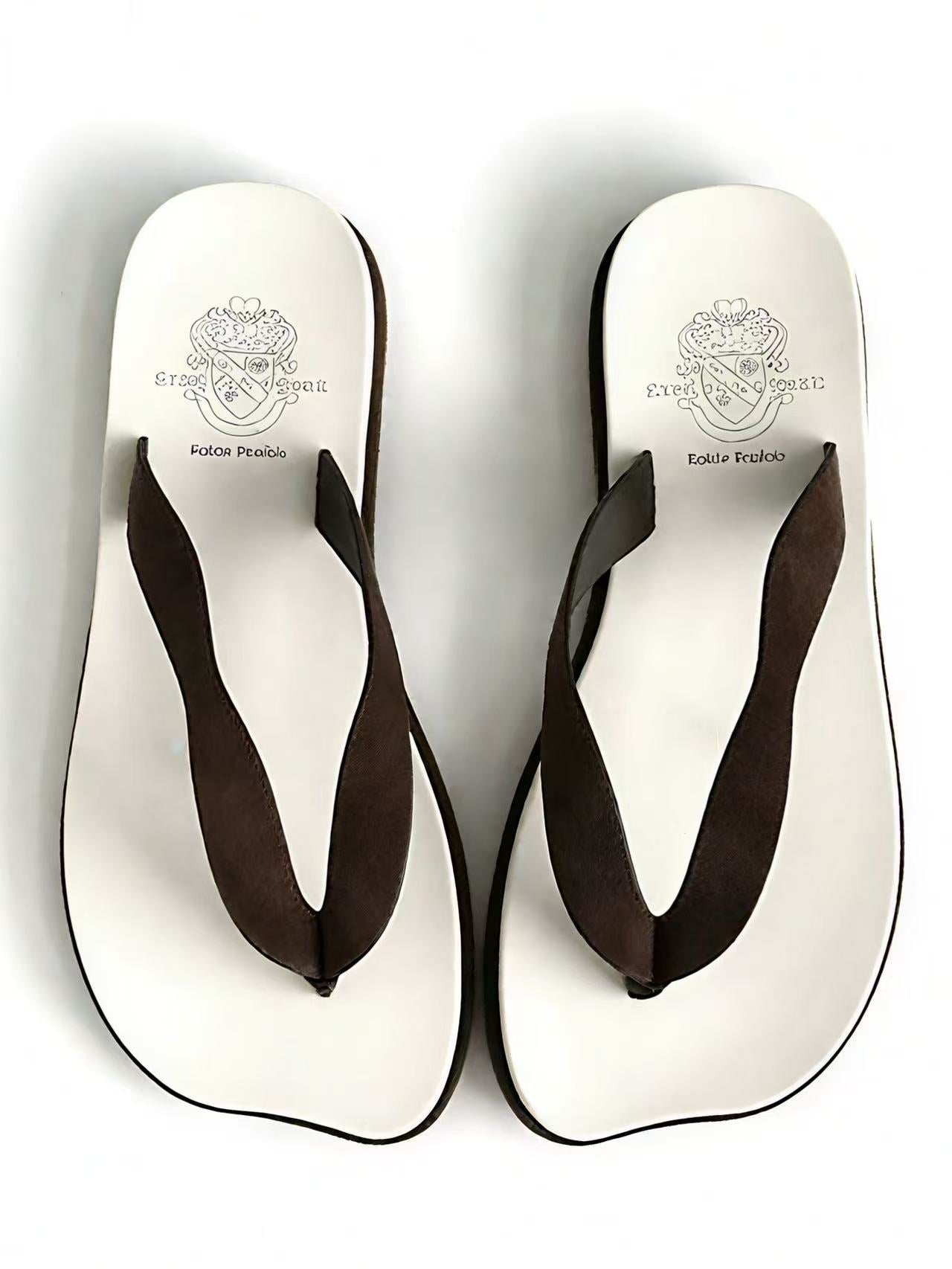 Epide Prefab Sheepskin Flip Flop Slippers